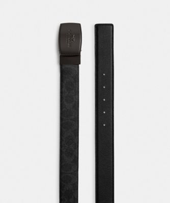 う*ー様 美品✨coach✨コーチ　トゥ サイズ リバーシブル シグネチャー ベ スティッチド プラーク カット トゥ サイズ リバーシブル シグネチャー